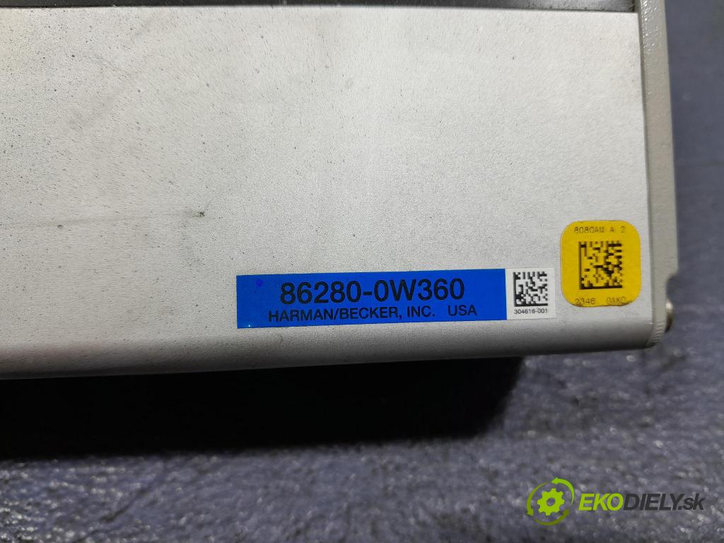 Lexus IS 2006 Zesilovač: 86280-0W360