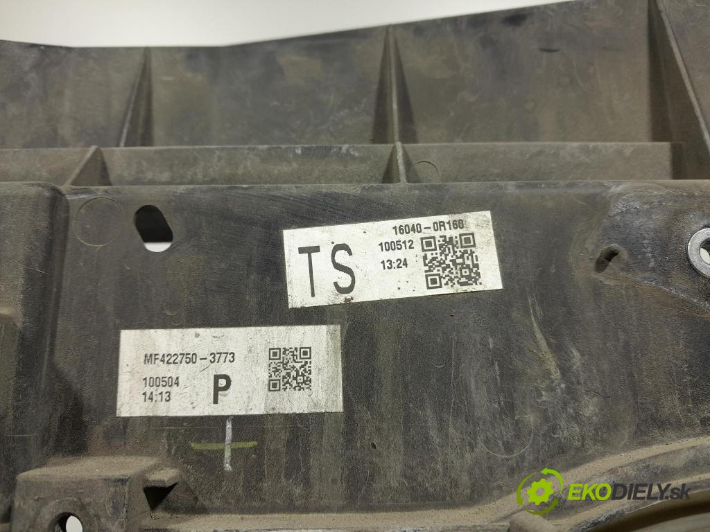 Toyota Avensis 2009 Ventilátor Chladič: 16040-0R160