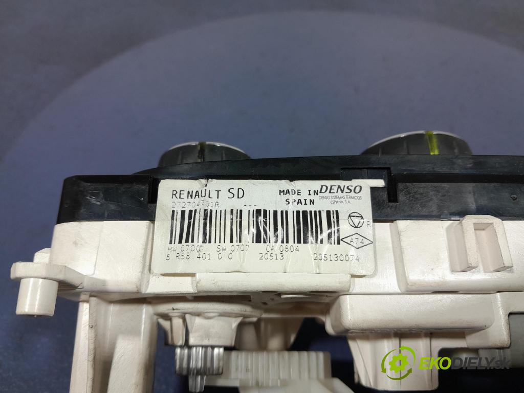 Renault Captur 2013 prepínač Klimatizácia: Prúd vzduchu: 272704701R
