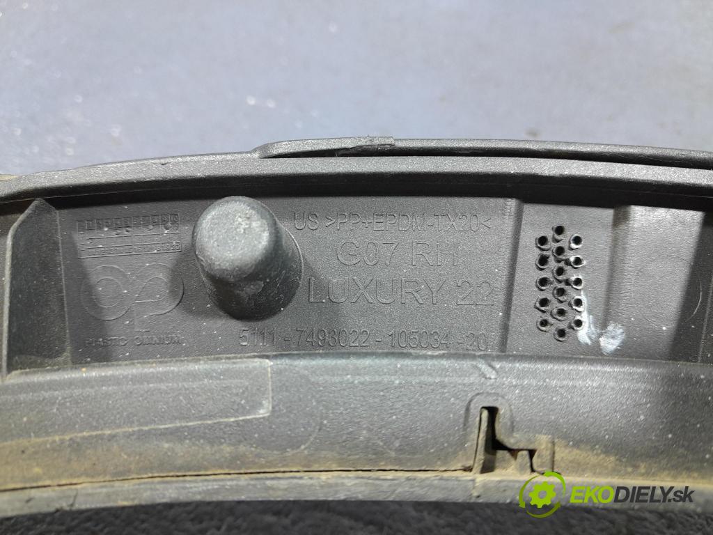 Bmw X7 2021 lišta Dekoratívne: 7493022