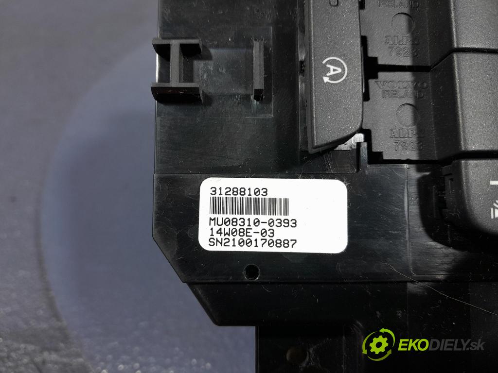 Volvo V40 2014 prepínač Klimatizácia: Prúd vzduchu: 31288103