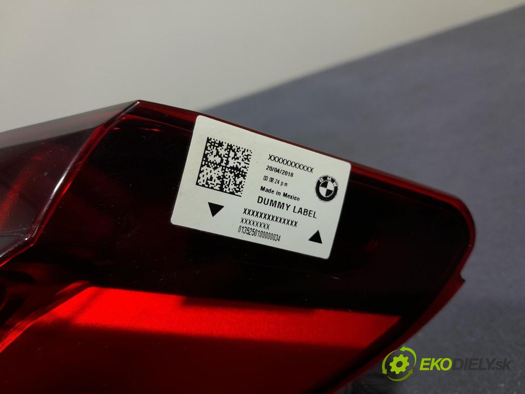 Bmw X7 2021 svetlo / reflektor zad Prava: Vnútri: 7442291