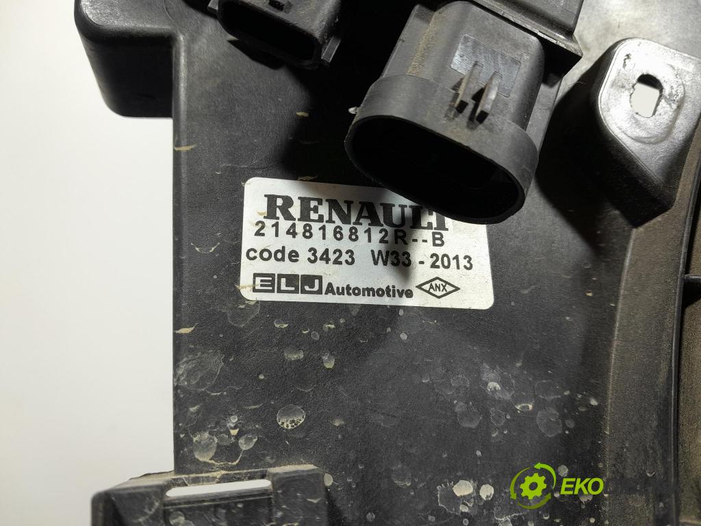 Renault Captur 2013 Ventilátor Chladič: 214816812R