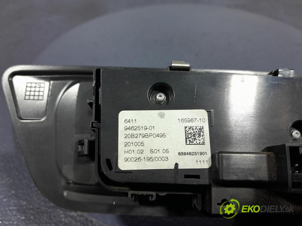 Bmw X7 2021 prepínač Klimatizácia: Prúd vzduchu: 9462519