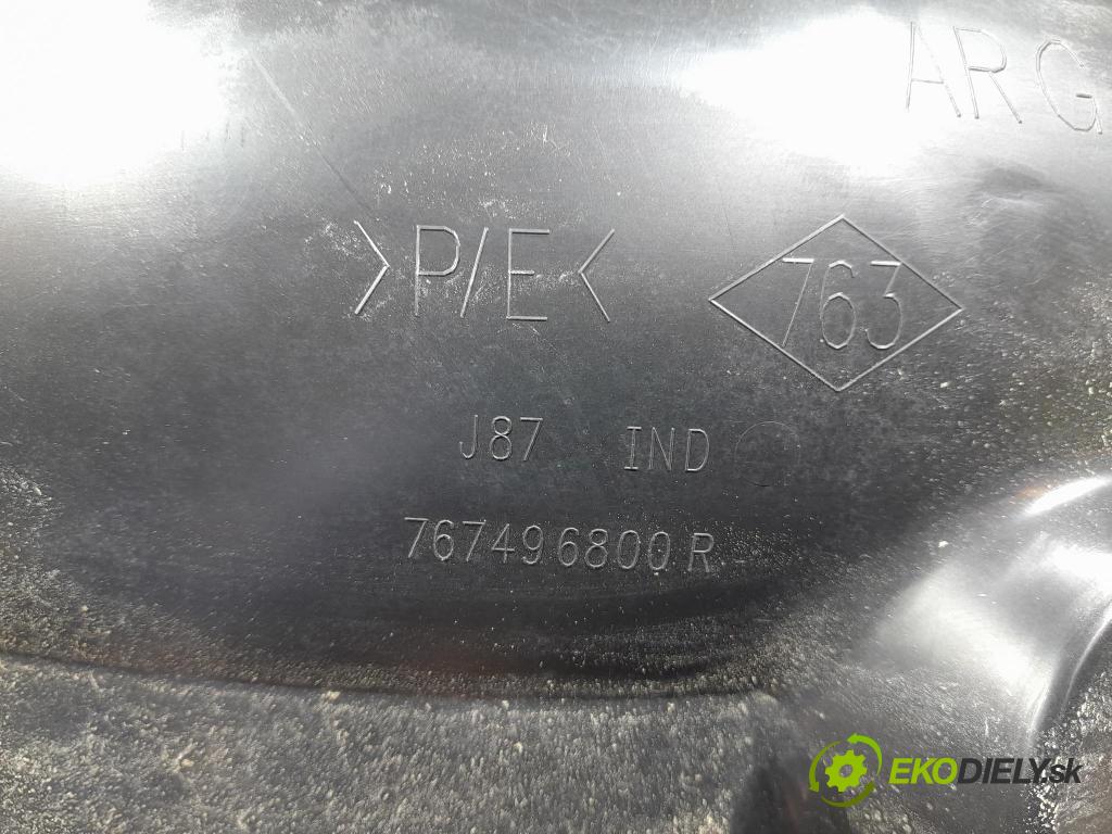 Renault Captur 2013 blatník: plastický: Zad: 767496800R