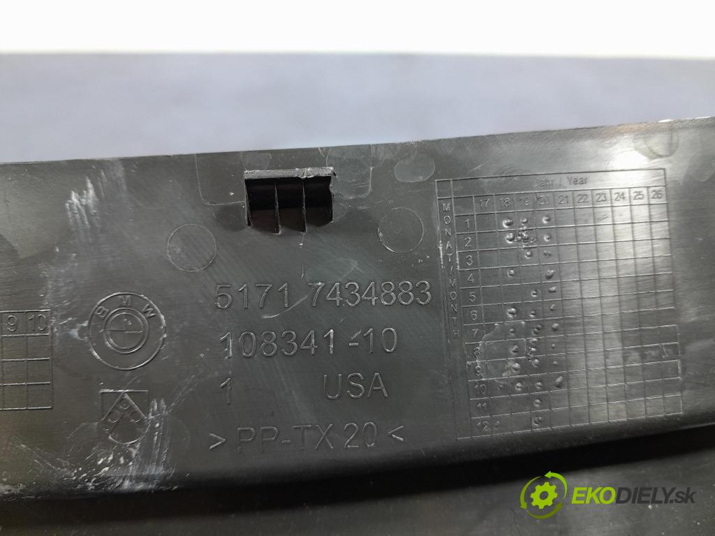 Bmw X7 2021 kryt Plast: Interiéry: 7434883