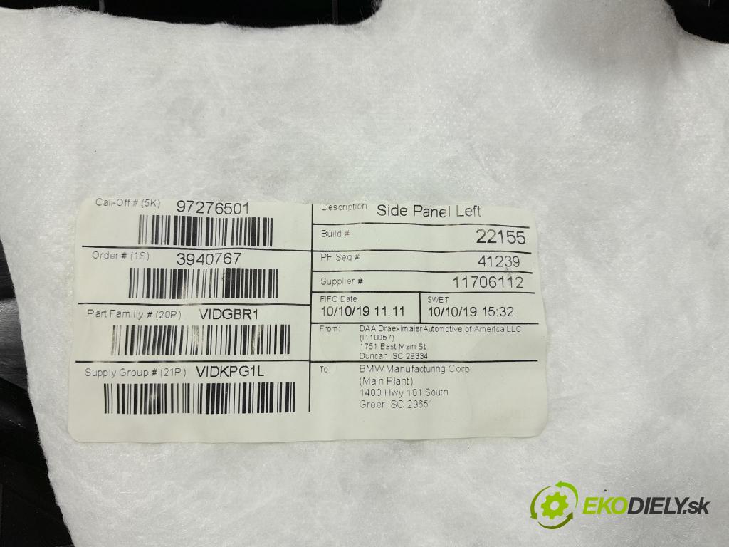 Bmw X7 2021 Tapacír: kufr 7951147
