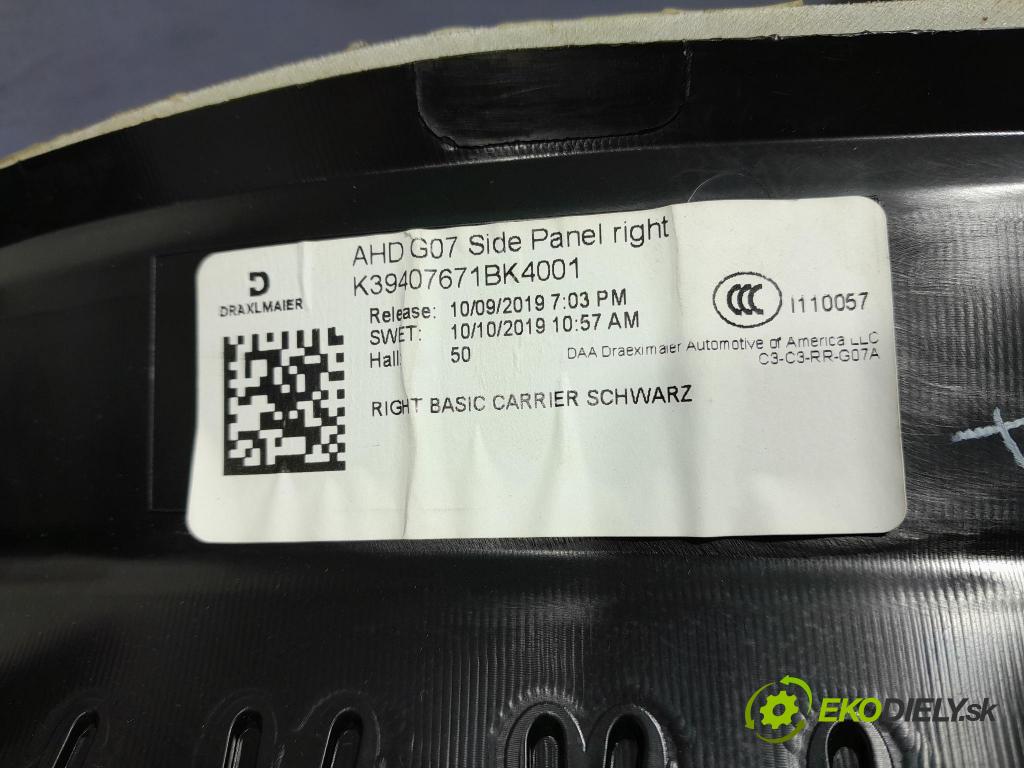 Bmw X7 2021 Tapacír: kufr 7951148