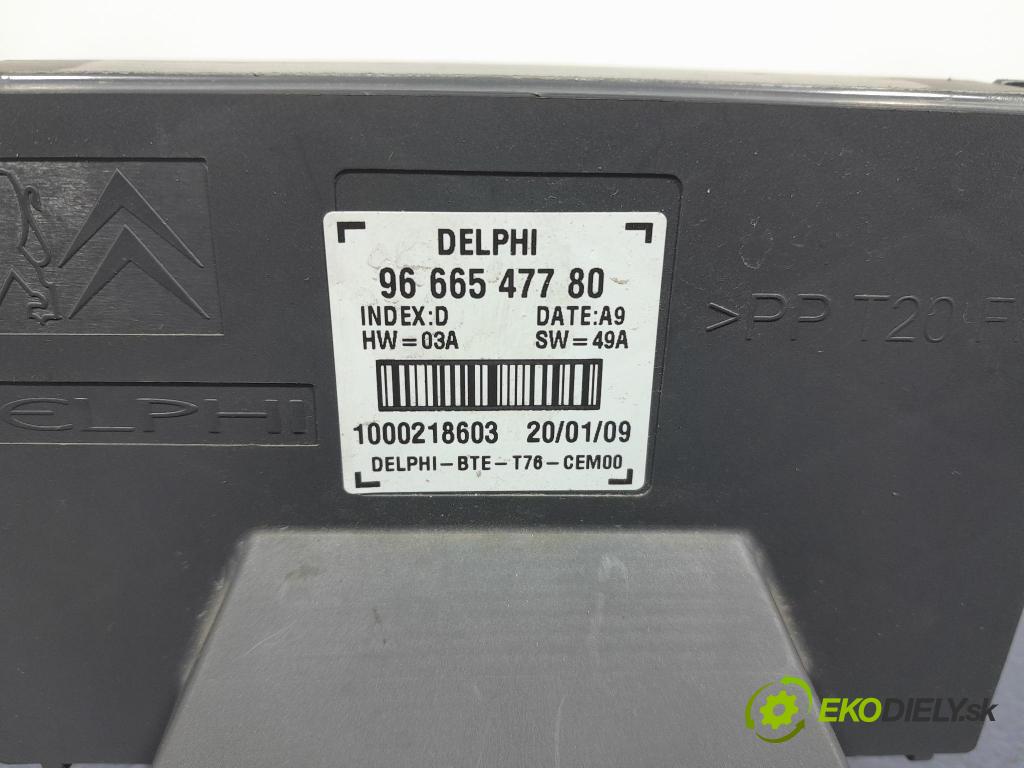 Peugeot 308 2009 riadiaca jednotka 9666547780