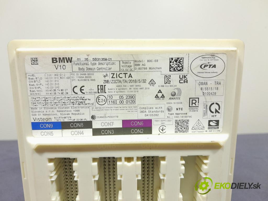 Bmw X7 2021 řídící jednotka Komfortu 5B31359