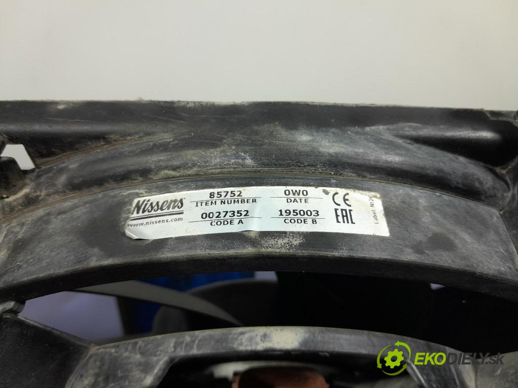 Ford Fiesta 2016 ventilátor Chladič: 0027352