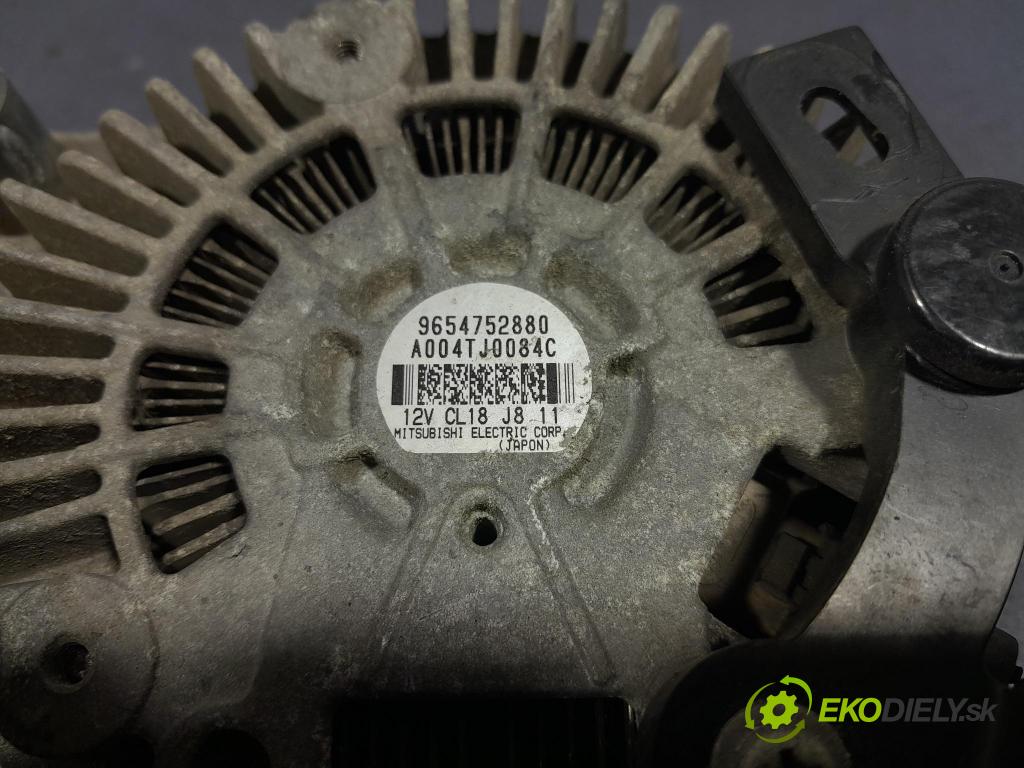 Peugeot 308 2009 Alternator 9654752880