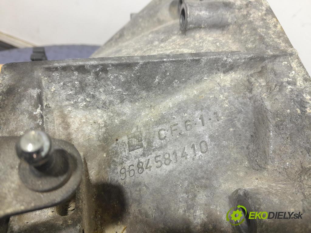 Peugeot 308 2009 převodovka Ozubené kola: Manualna 20MB26