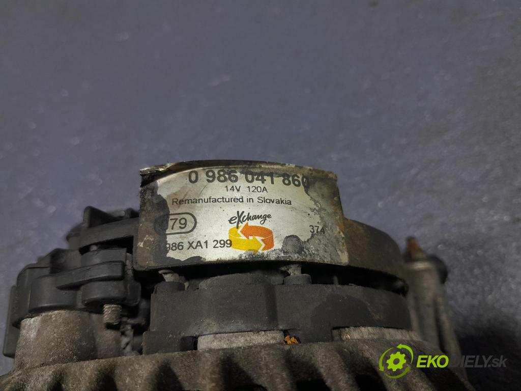 Vw Polo 2007 Alternator 0986041860
