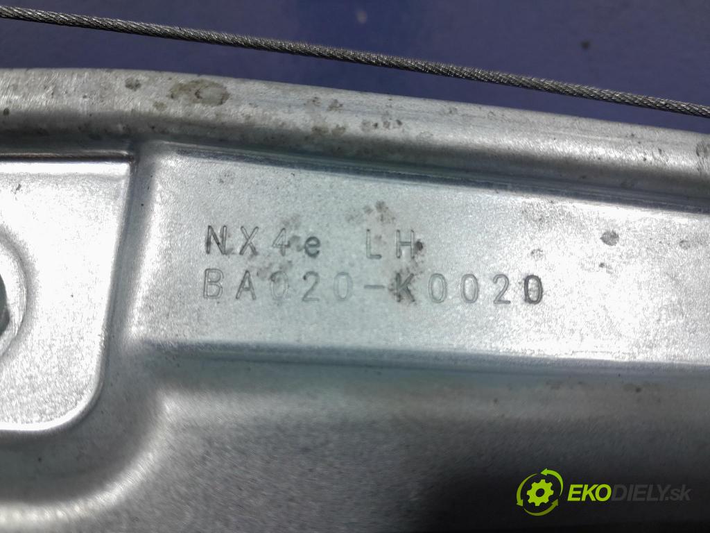 Hyundai Tucson 2024 mechanismus stahování Sklenka: před Levý: BA020-K0020