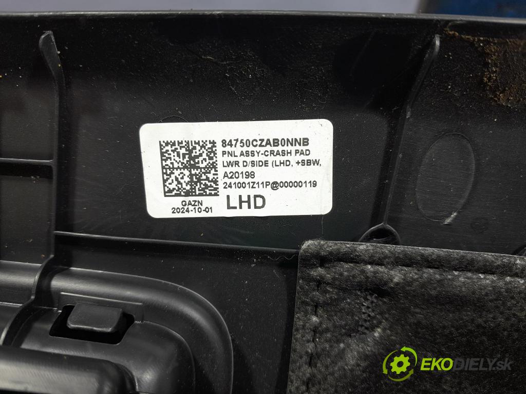 Hyundai Tucson 2024 kryt Plast: Interiéry: 84750-CZAB0NNB