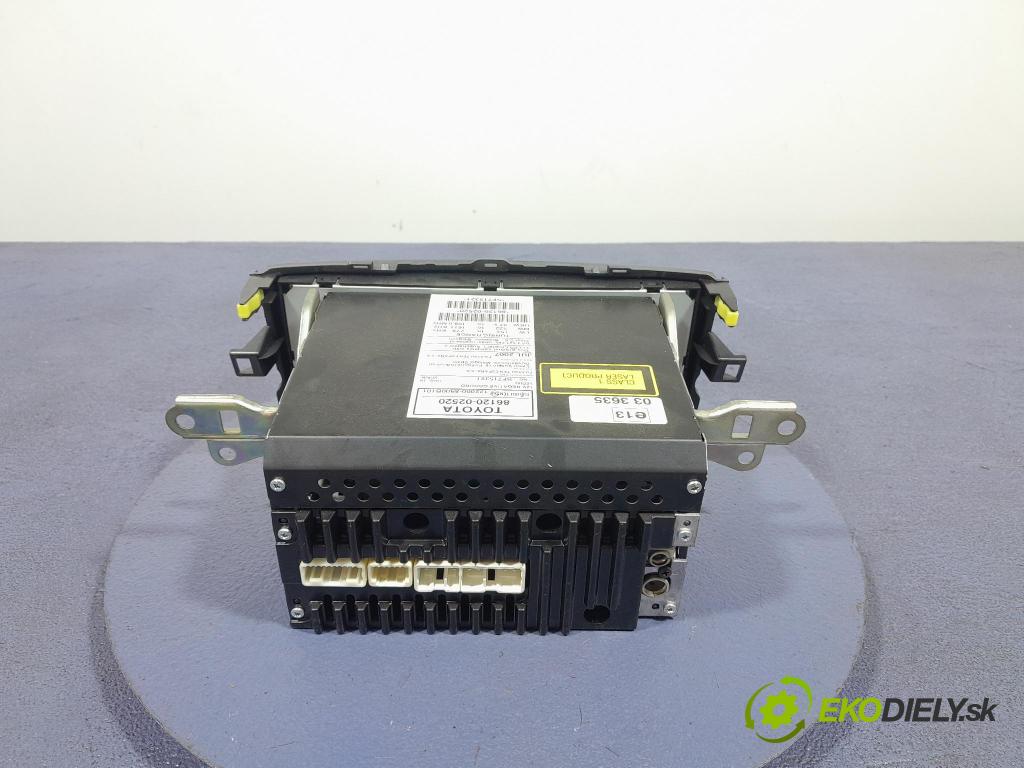Toyota Auris 2007 Radio I Navigace: 86120-02520