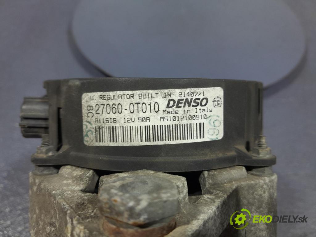 Toyota Auris 2007 Alternator 27060-0T010