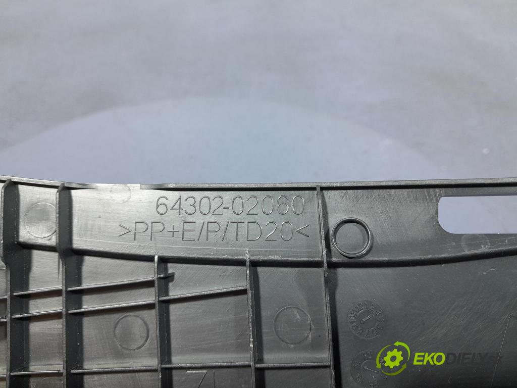 Toyota Corolla 2024 kryt Plast: Interiéry: 64302-02060