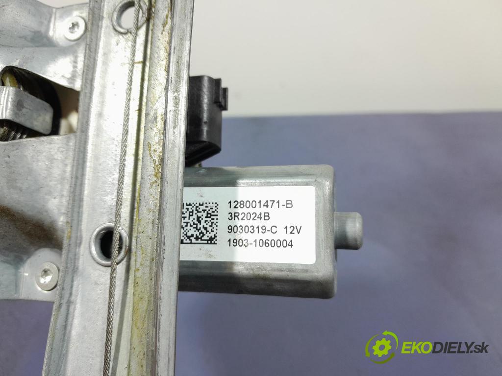 Renault Captur 2015 mechanismus stahování Sklenka: před v pravo: 807200713R