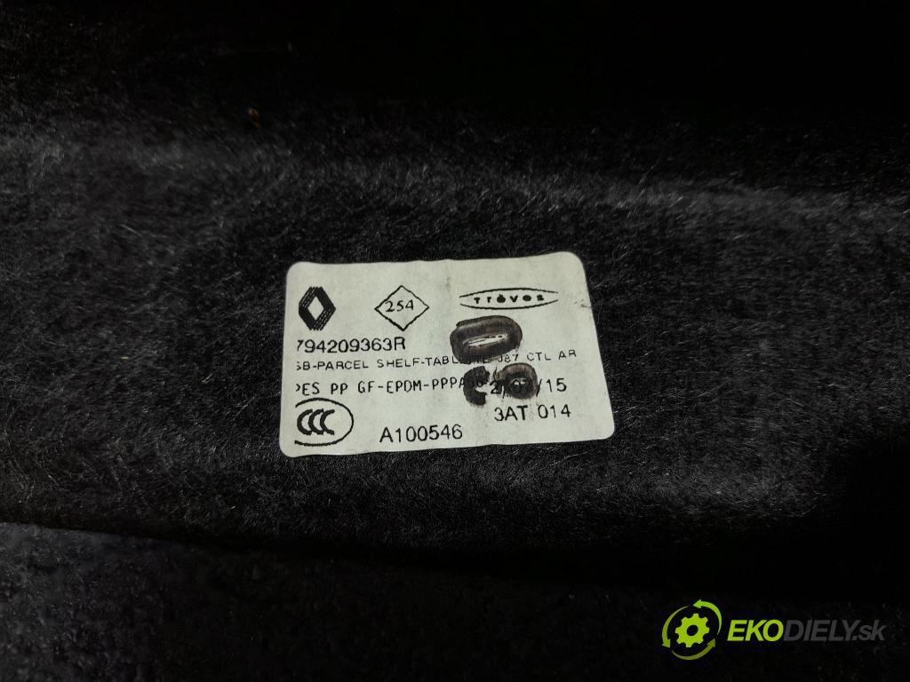 Renault Captur 2015 pláto kufr 794209363R