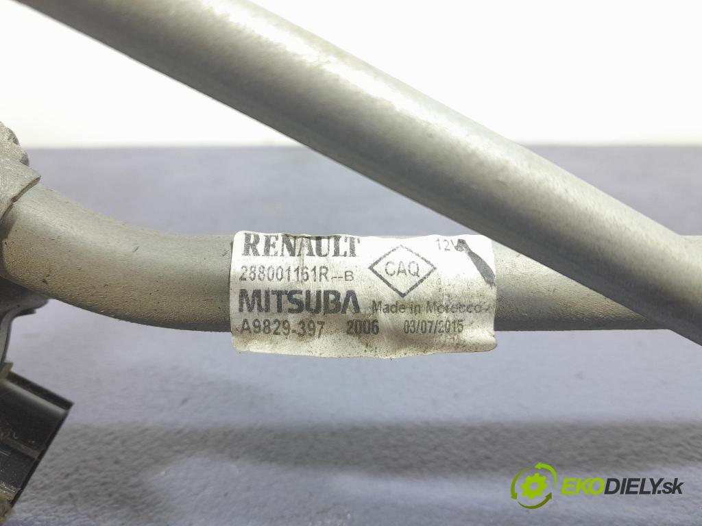 Renault Captur 2015 mechanismus motorek Stěrače: před 288001161R
