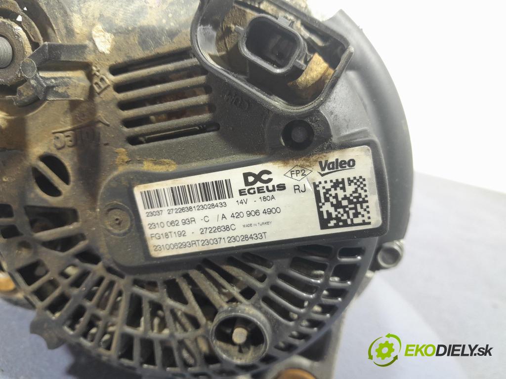 Dacia Duster 2023 Alternator 231006293R