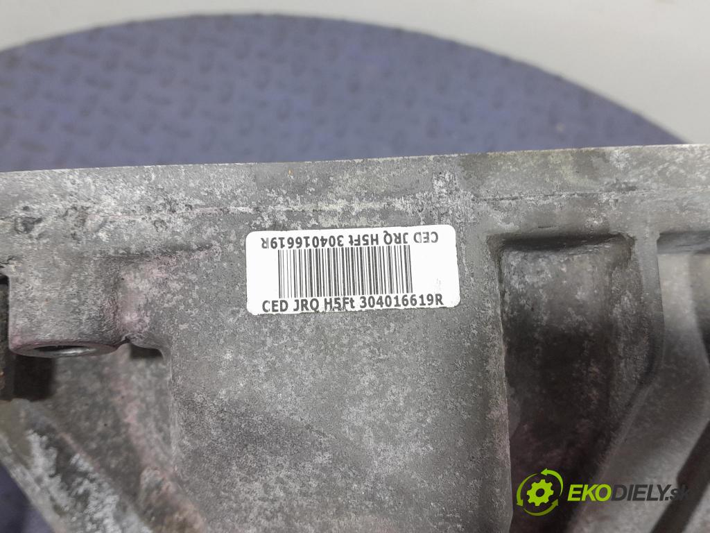 Renault Captur 2015 převodovka Ozubené kola: Manualna JR5357