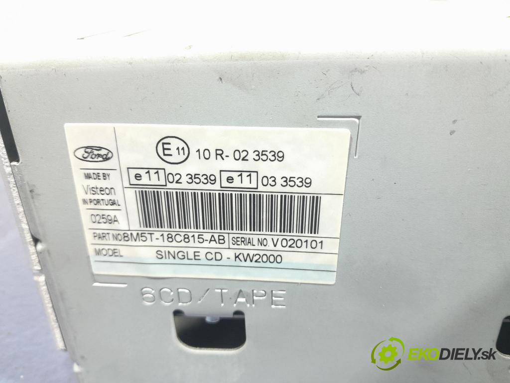 Ford Focus 2008 Radio I Navigace: 8M5T-18C815-AB
