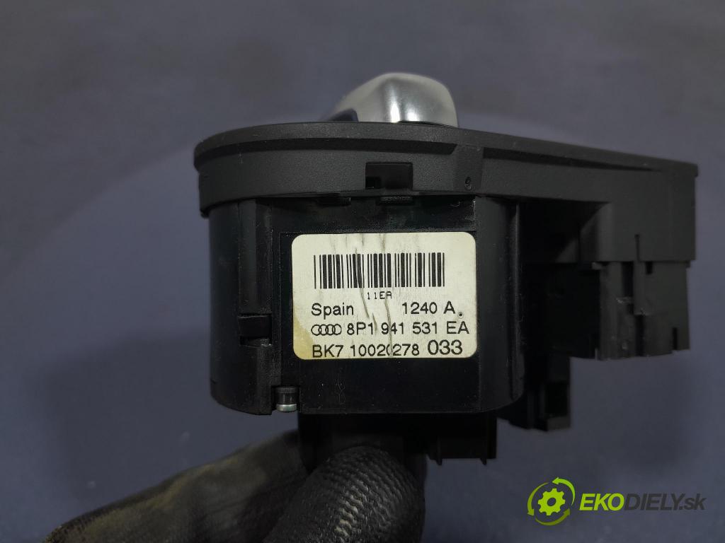 Audi A3 2010 prepínač svetiel 8P1941531EA