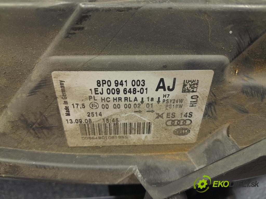 Audi A3 2010 světlo Levý: 8P0941003AJ