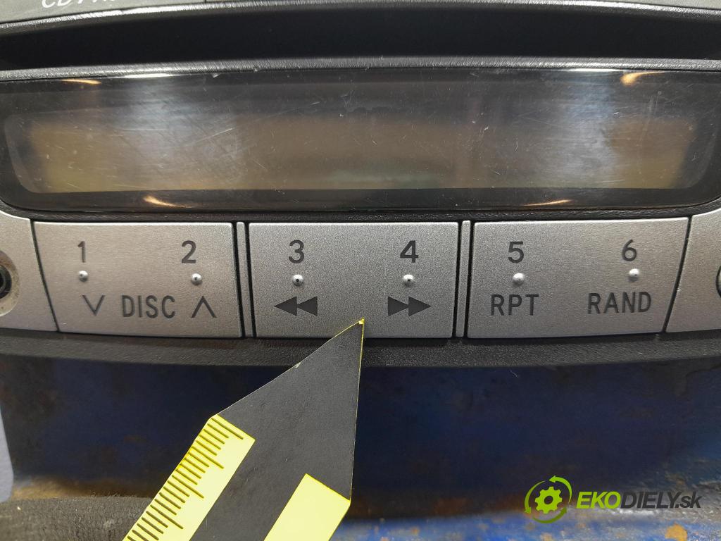 Toyota Aygo 2006 Radio I Navigácia: 86120-0H010