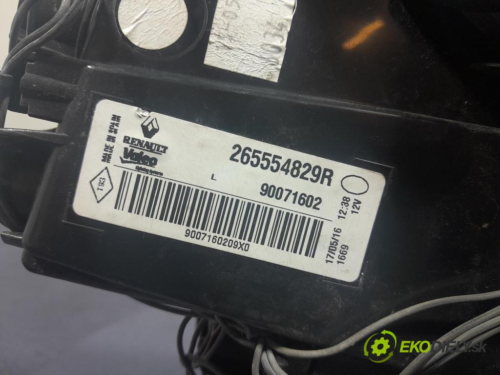 Renault Megane 2017 svetlo / reflektor zad ľavá Vonkajsia: 265554829R