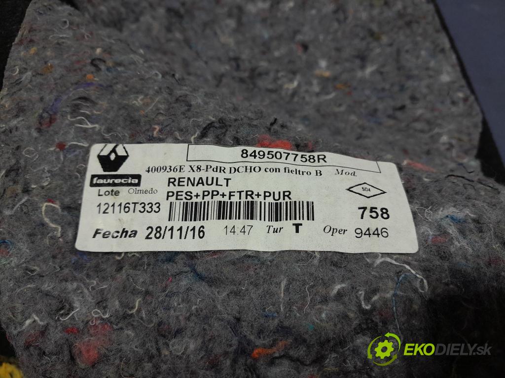Renault Megane 2017 Čalounictví: kufra: 849507758R
