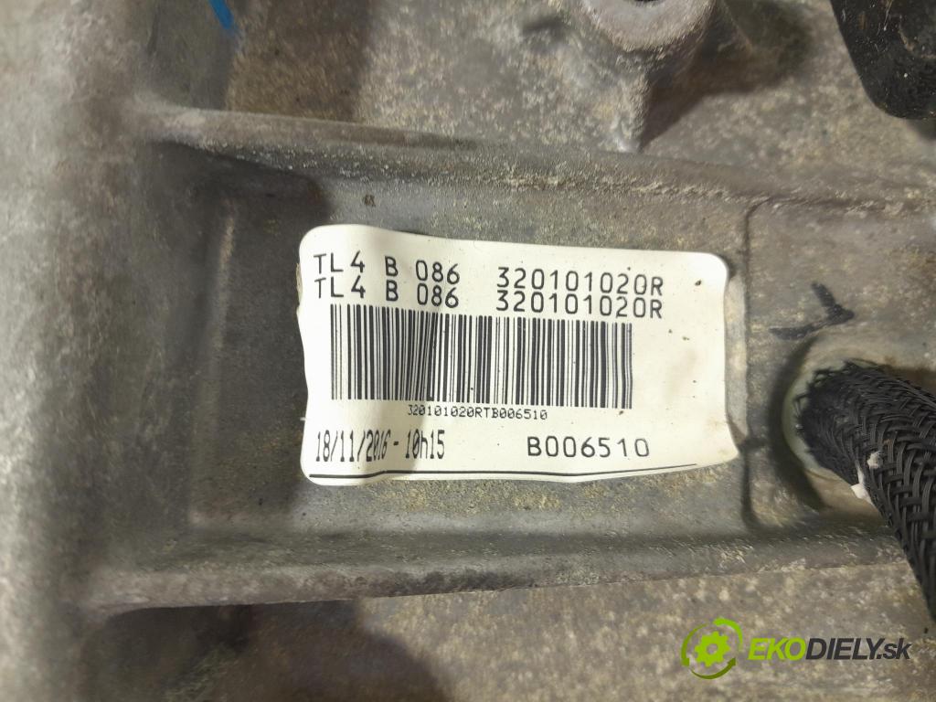 Renault Megane 2017 prevodovka Manualna TL4086