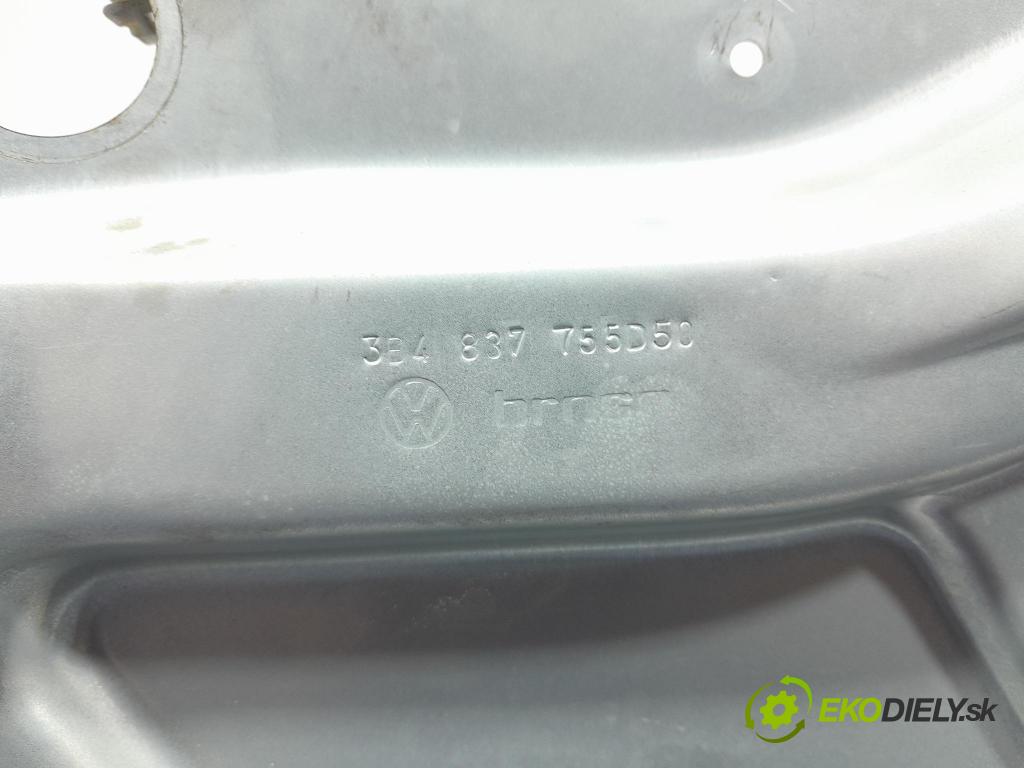 Vw Passat 2004 mechanizmus okna Okná: Predné Vľavo: 3B4837755D