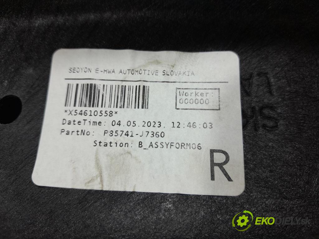 Kia Ceed 2023 Čalounictví: kufra: 85741-J7360