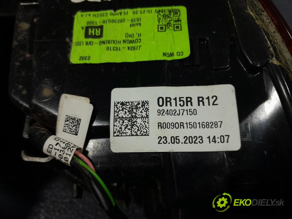 Kia Ceed 2023 svetlo / reflektor zad Prava: Vonkajsia: J7924-18310