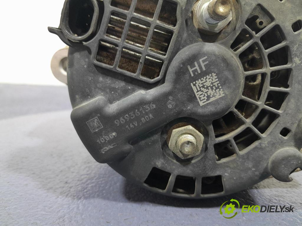 Chevrolet Aveo 2010 Alternator 96936136