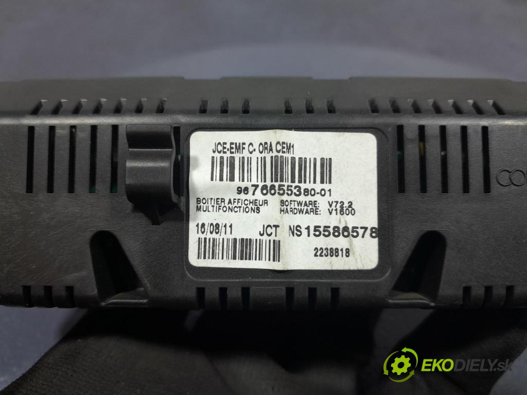 Peugeot 207 2011 displej Radio / GPS 9676655380
