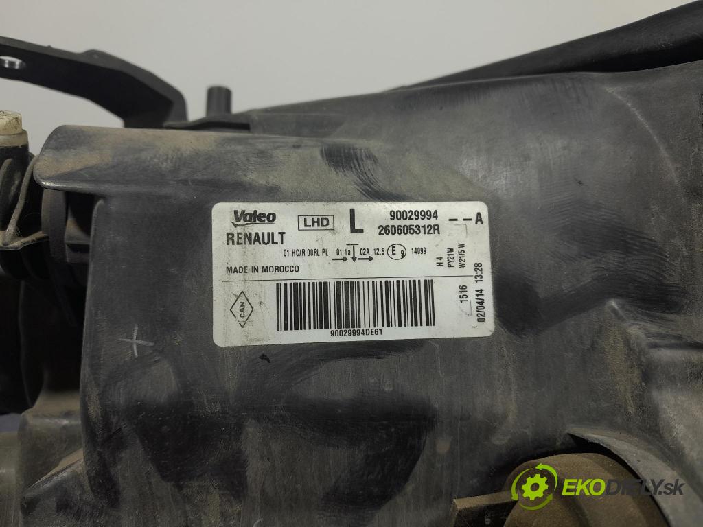 Dacia Sandero 2014 světlo Levý: 260605312R