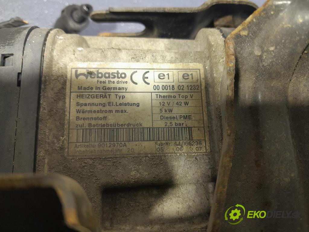 Vw Touran 2006 Webasto 1K0815065AD