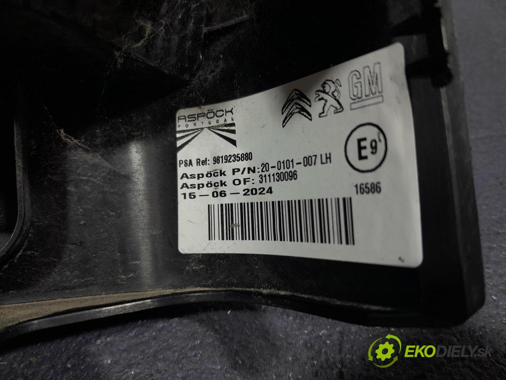 Toyota Proace city 2024 světlo Zad: levá Mimo: 9819235880
