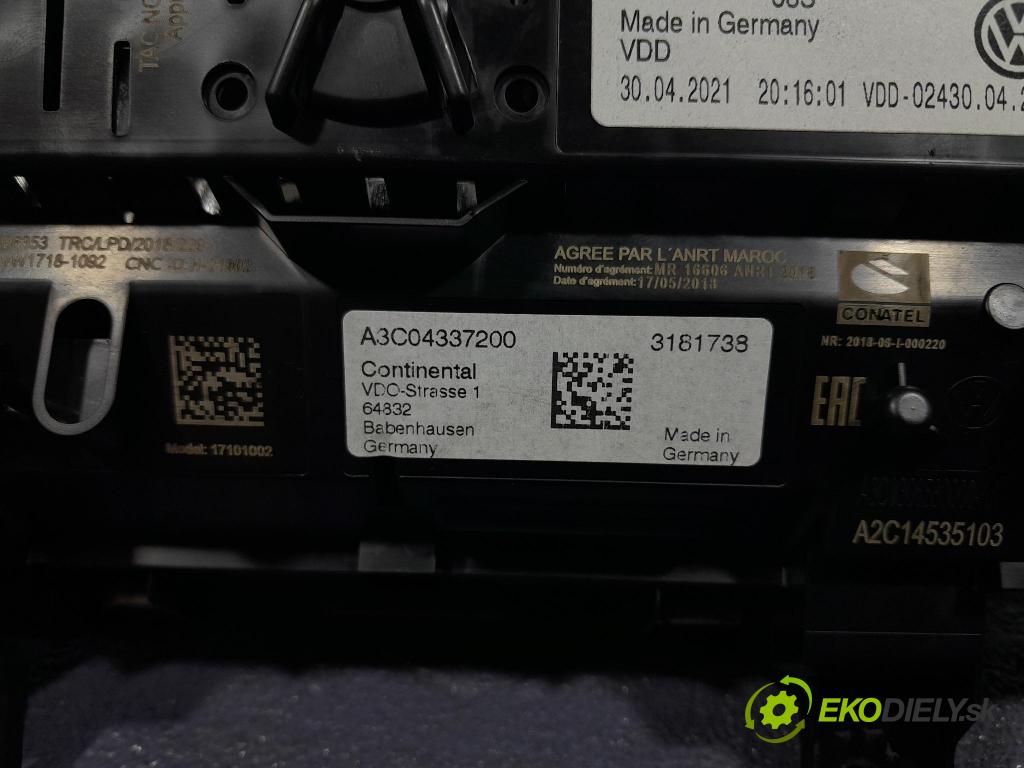 Vw Passat 2021 prístrojovka/ budíky 3G0920320B
