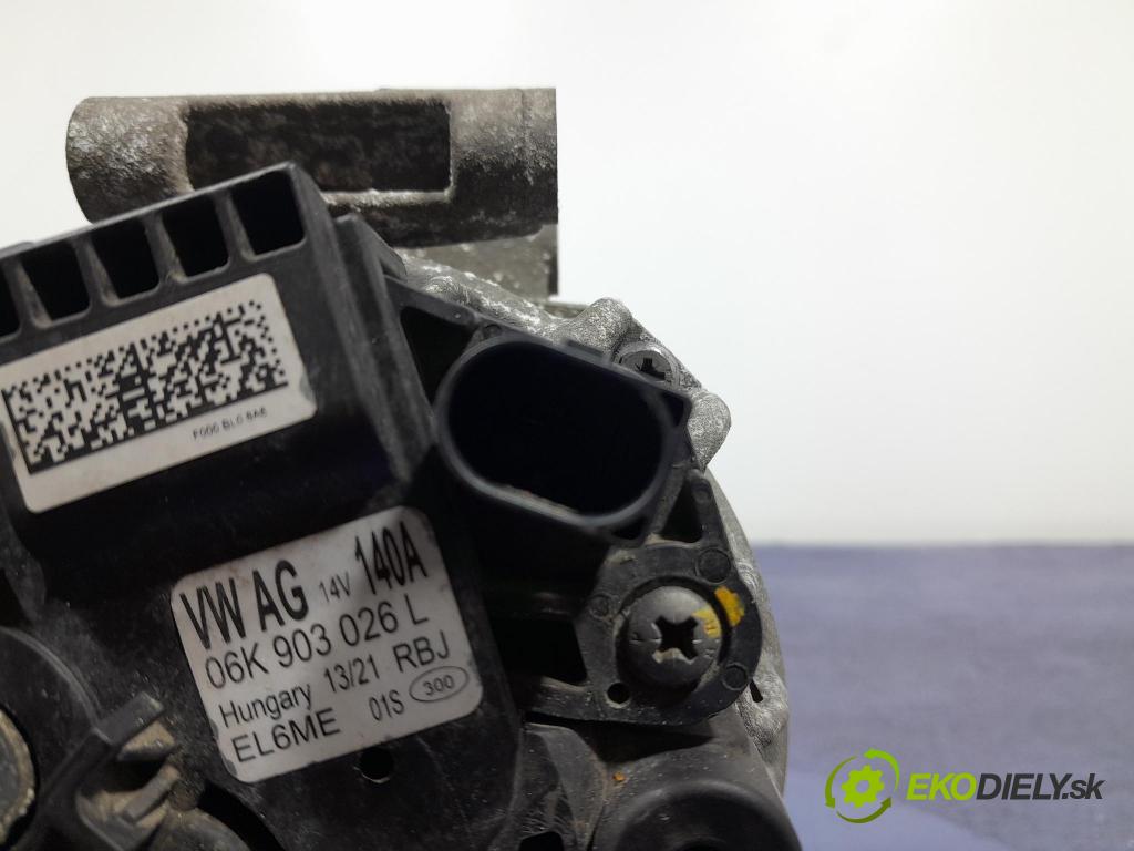 Vw Passat 2021 Alternator 06K903026L