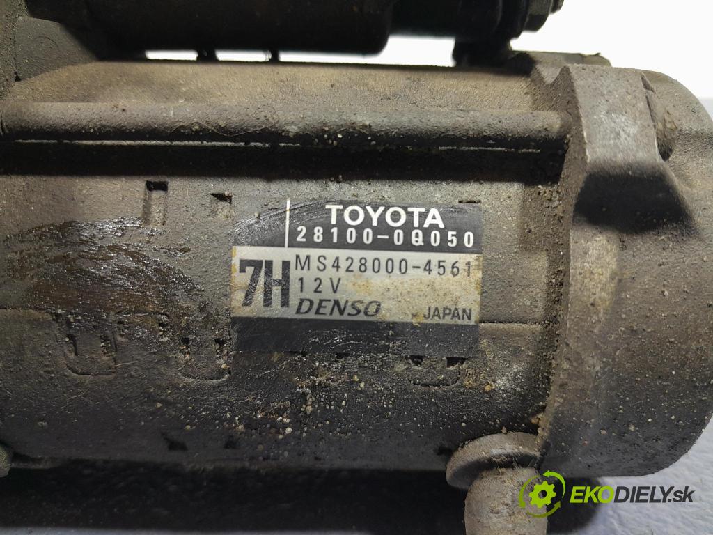 Toyota Yaris 2012 štartér 28100-0Q050