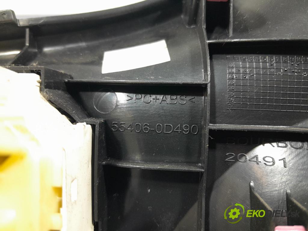 Toyota Yaris 2012 prepínač Klimatizácia: Prúd vzduchu: 55406-0D490