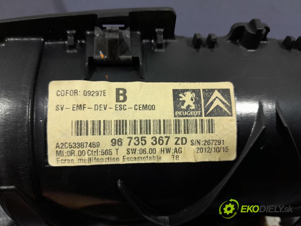 Peugeot 3008 2012 Zobrazit: Rádio: / GPS 96735367ZD