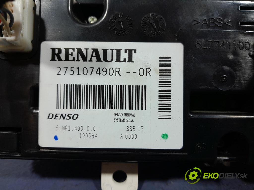 Renault Master 2018 prepínač Klimatizácia: Prúd vzduchu: 275107490R