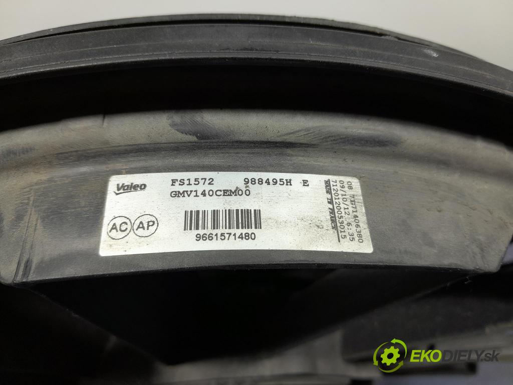 Peugeot 3008 2012 Ventilátor Chladič: 1049874716T